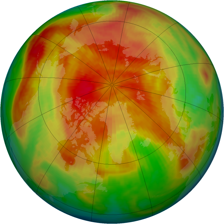 Arctic ozone map for 02 April 1983